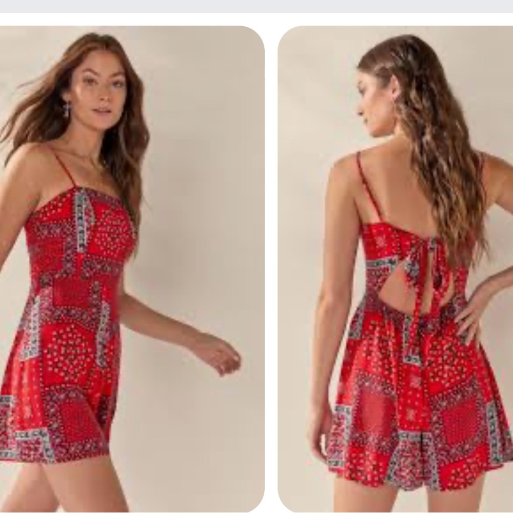 Francesca’s red romper (Large)